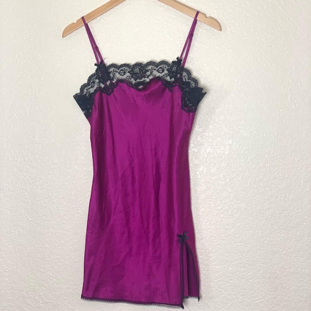 Victoria’s Secret | Purple silky dainty delicate short lingerie size sma…